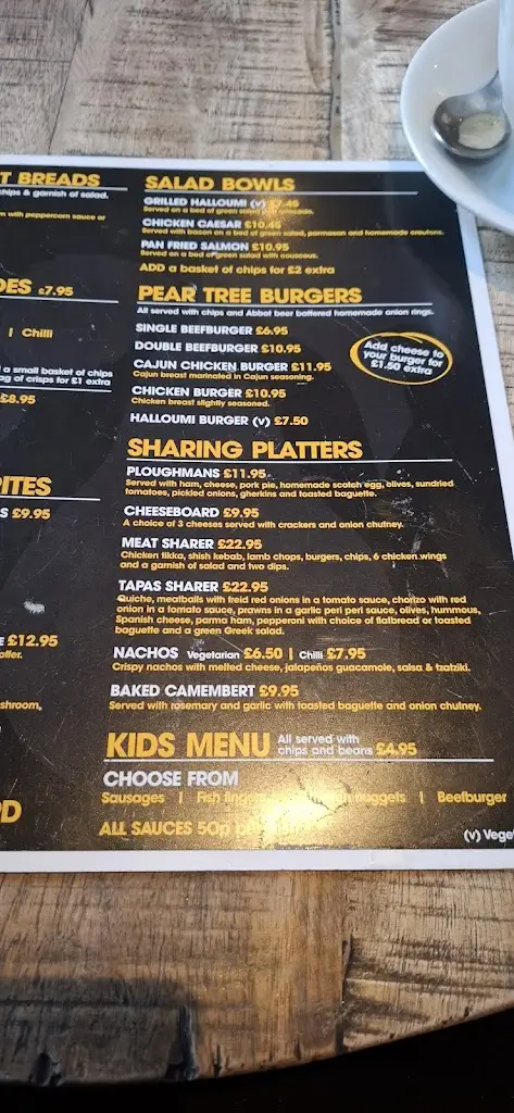 Menu_Pear Tree Hotel Ripley_Ripley_image_1