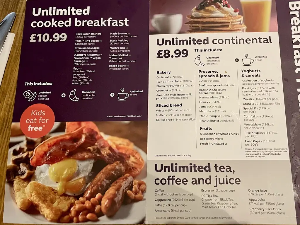 Menu_Mill House Beefeater_Redhill_imagen_1