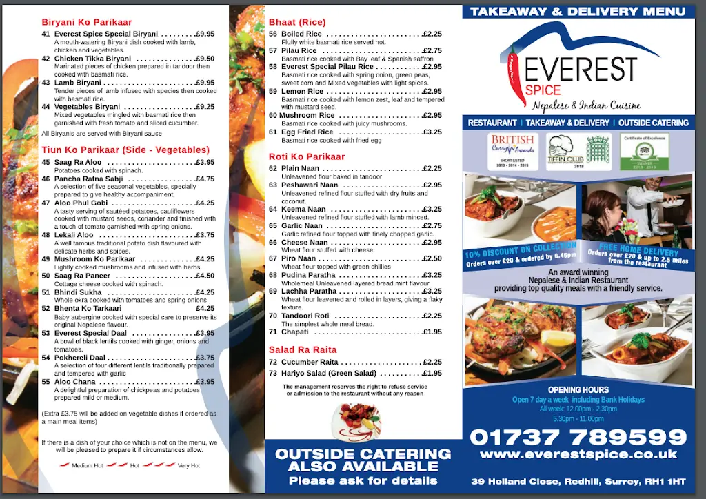 Menu_Everest Spice_Redhill_image_2