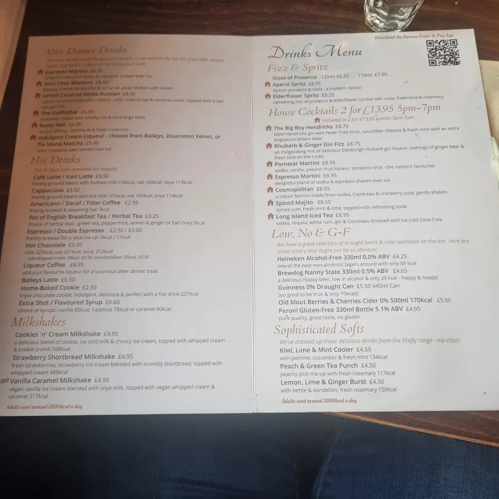 Menu_The Bletchingley Arms_Redhill_image_4