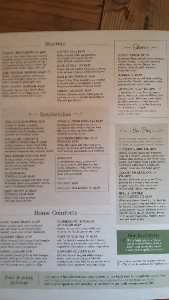 Menu_The Feathers_Redhill_image_2