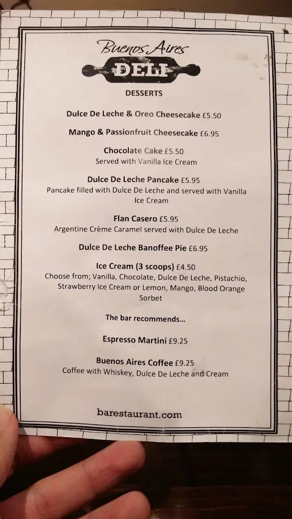 Menu_Buenos Aires Argentine Steakhouse - Reigate_Redhill_image_4