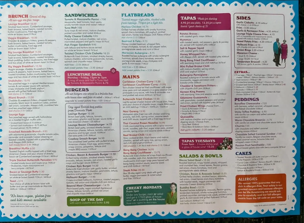 Menu_Claro Lounge_Ripon_image_1