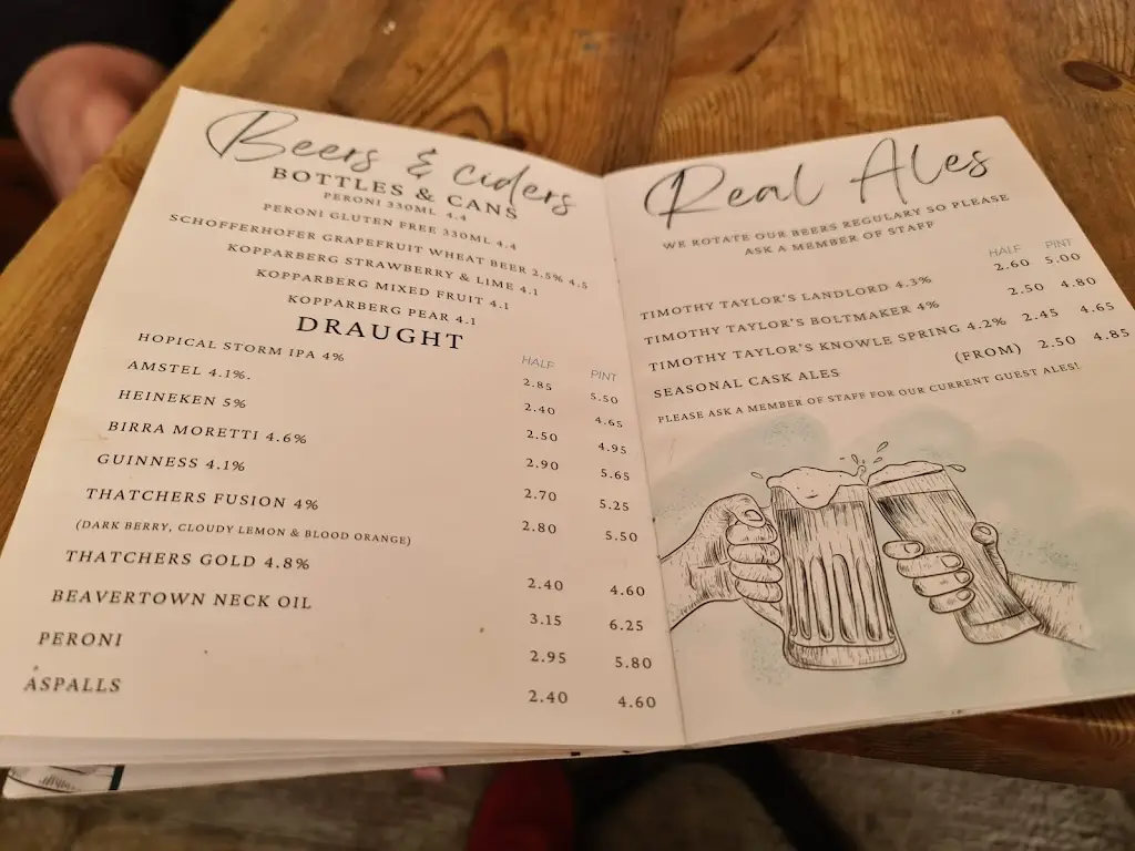 Menu_The Royal Oak_Ripon_image_3