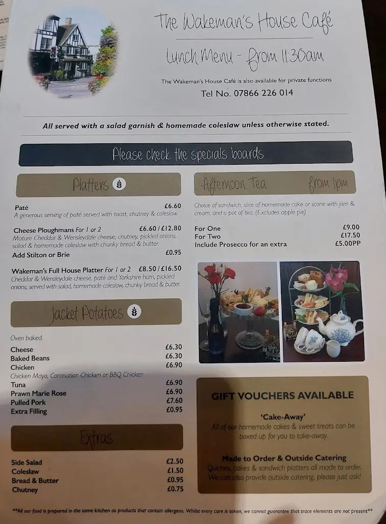 Menu_The Wakeman's House Cafe_Ripon_image_2
