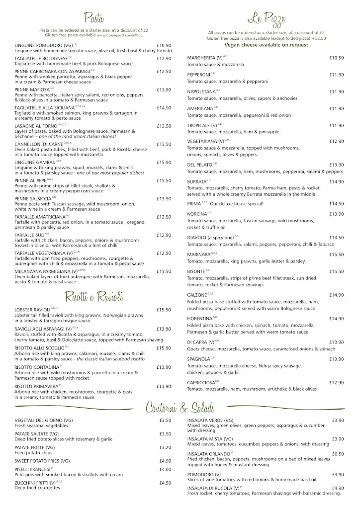 Menu_Prima Pizzeria_Ripon_image_1