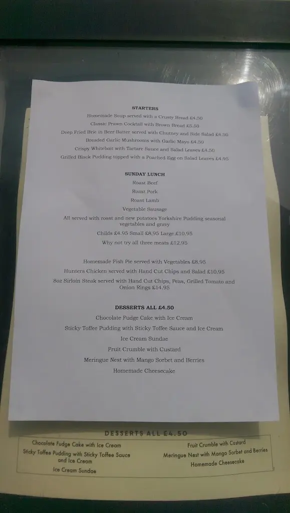 Menu_The Golden Lion_Ripon_image_2