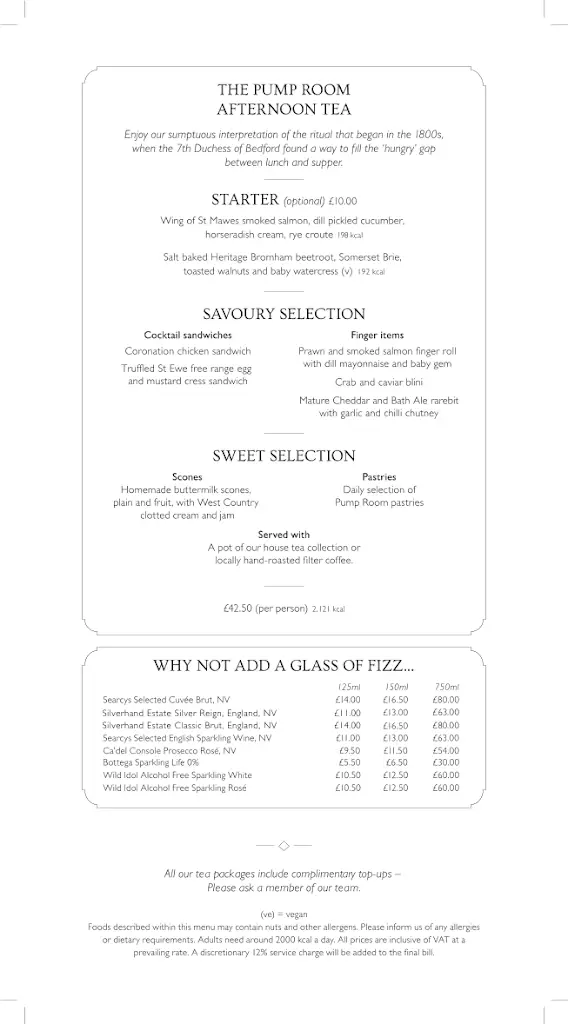 Menu_The Pump Room Restaurant_Bath and North East Somerset_image_3