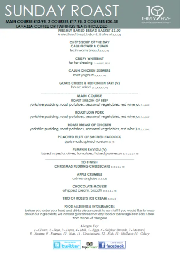 Menu_1935 Rooftop Restaurant & Bar_Rochford_image_1