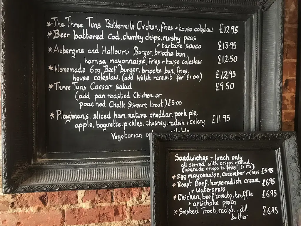 Menu_Three Tuns_Romsey_image_2