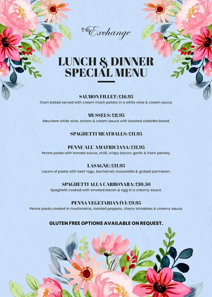 Menu_The Exchange_Romsey_image_4