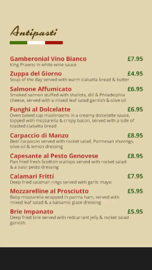 Menu_Bella Vita_Romsey_image_4