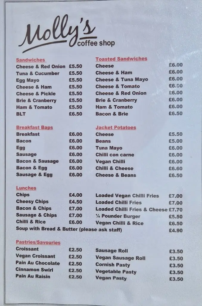 Menu_Molly's At The Beach_Rottingdean_image_3