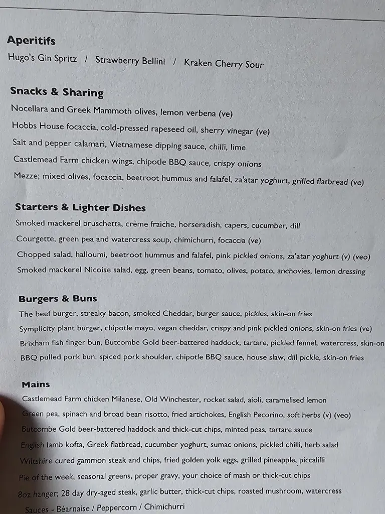 Menu_The Fish Inn, Ringwood_Ringwood_image_2