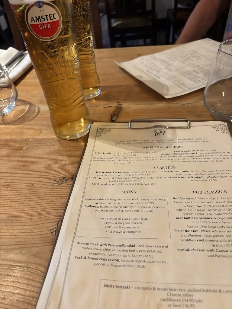 Menu_The Alice Lisle, Ringwood_Ringwood_image_1