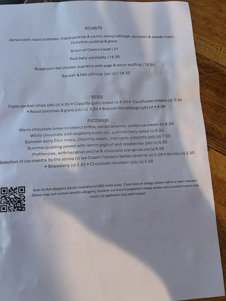 Menu_The Alice Lisle, Ringwood_Ringwood_image_2