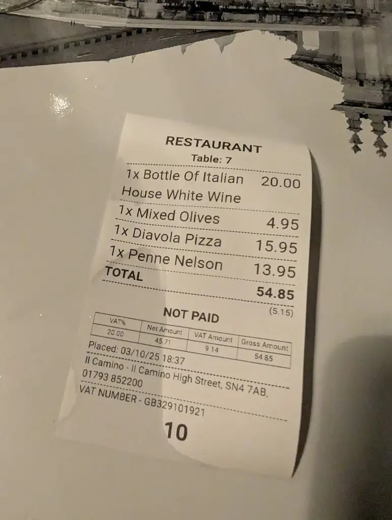 152bobby_Il Camino Italian Restaurant_Royal Wootton Bassett_recensione