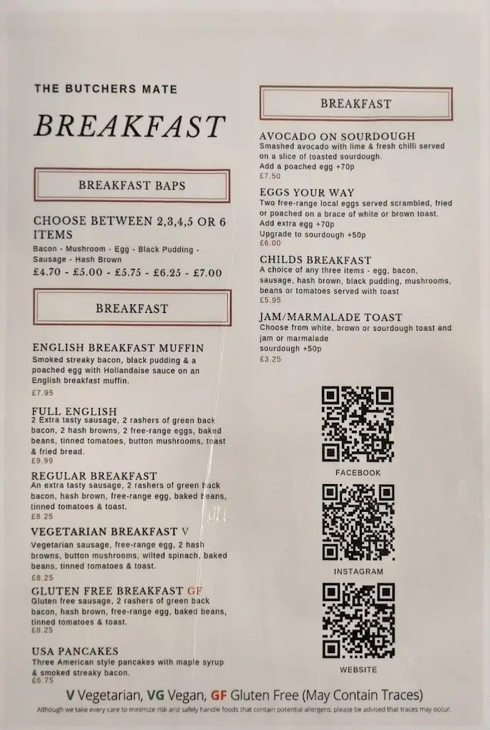 Menu_The Butchers Mate_Royal Wootton Bassett_image_1