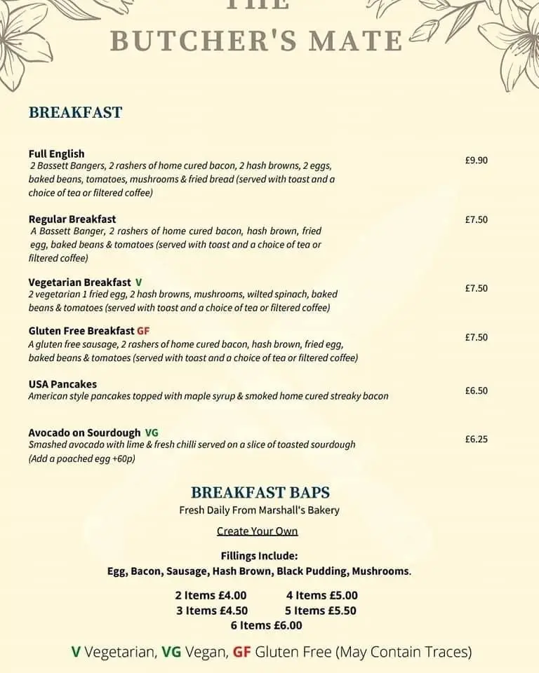 Menu_The Butchers Mate_Royal Wootton Bassett_image_4