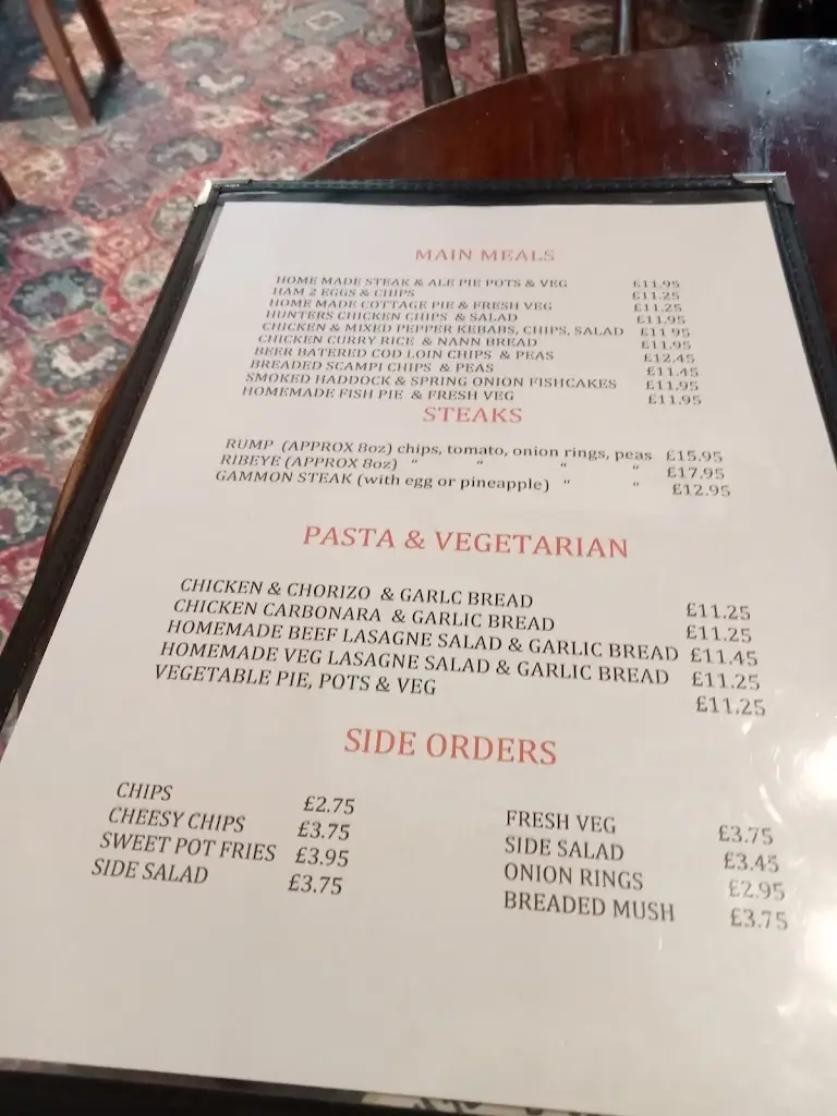 Menu_The New Inn_Roydon_image_1