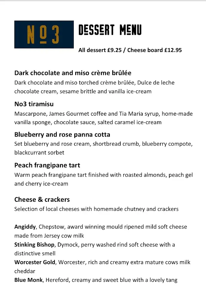 Menu_No3 Restaurant_Ross on Wye_image_2