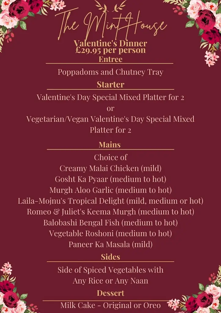 Menu_The Mint House - Ross on Wye_Ross on Wye_image_1