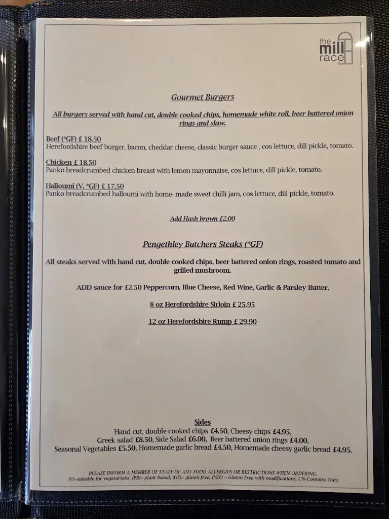 Menu_The Mill Race_Ross on Wye_image_4