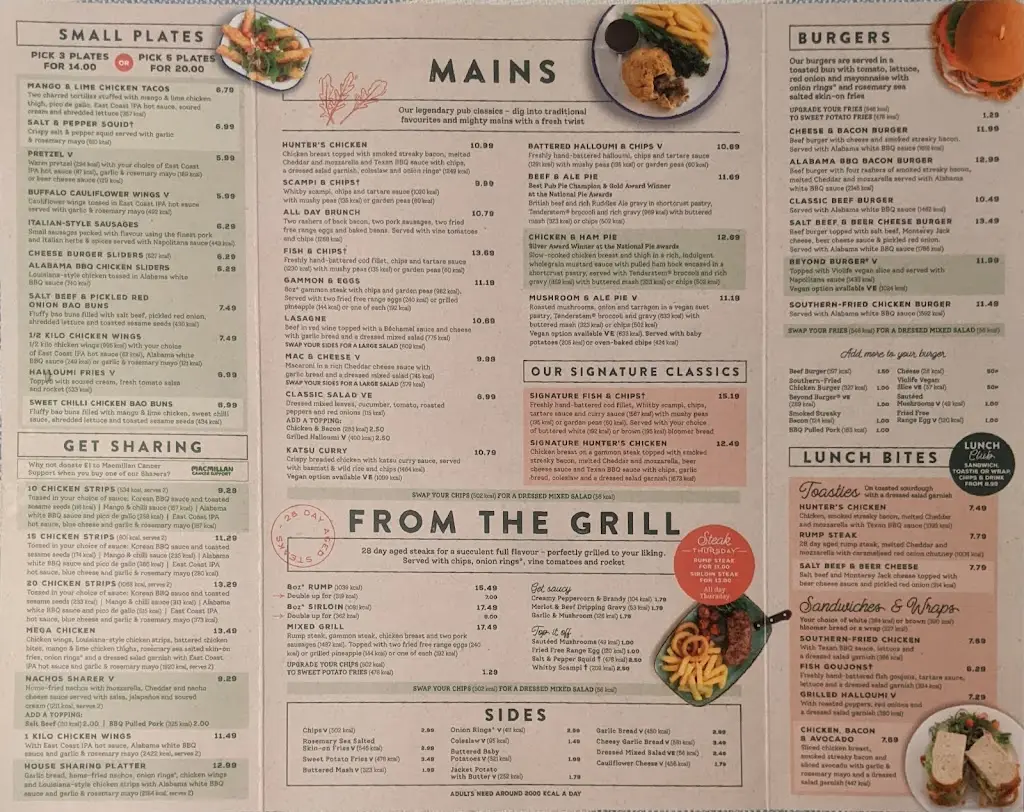 Menu_Rose and Crown_Rowhedge_immagine_1