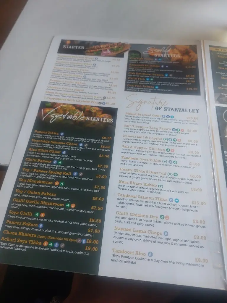Menu_StarValley Bar & Restaurant_Rowley Regis_image_2