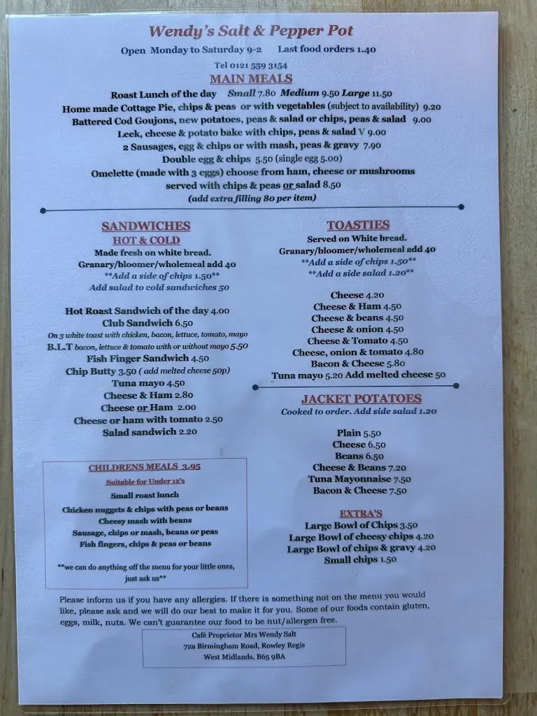 Menu_Wendy's Salt & Pepper Pot_Rowley Regis_image_1