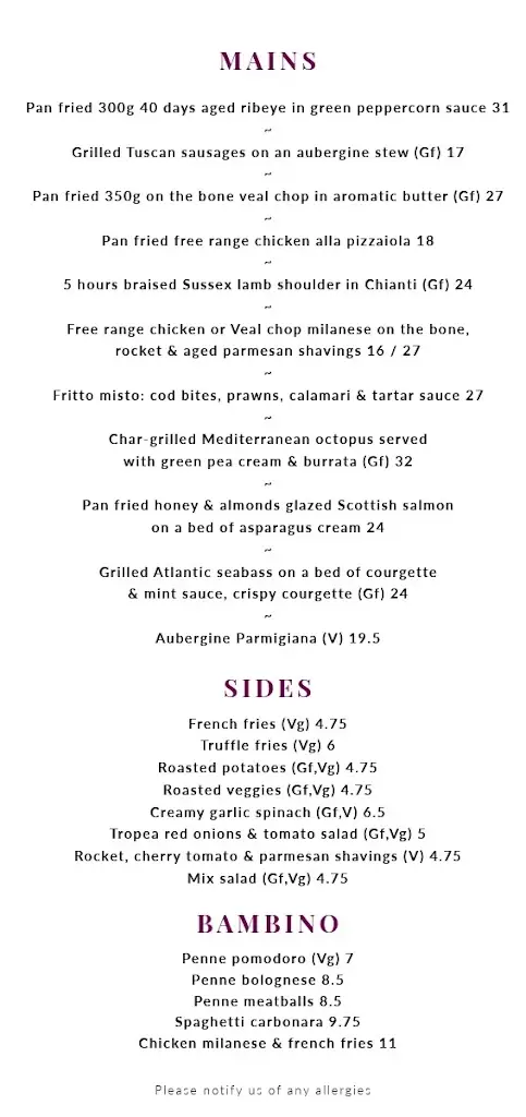 Menu_LagodiComo Bar and Restaurant_Royal Tunbridge Wells_image_1