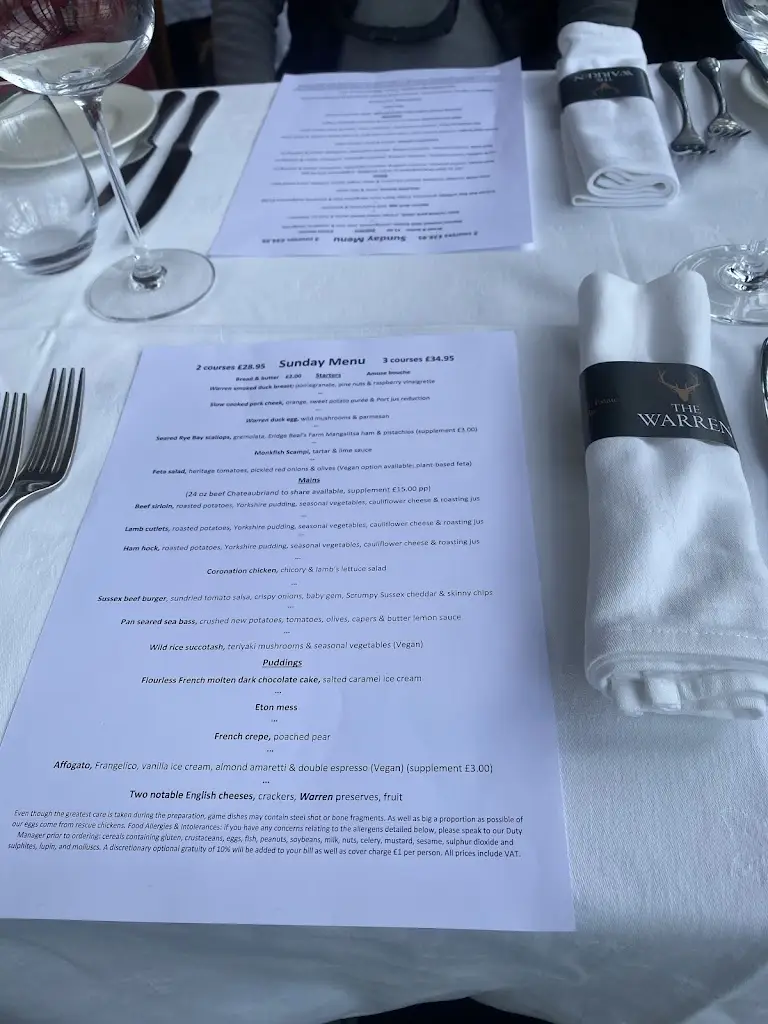 Menu_The Warren Restaurant_Royal Tunbridge Wells_image_2