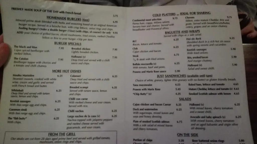 Menu_The Barn Pub & Restaurant_Royal Tunbridge Wells_image_1