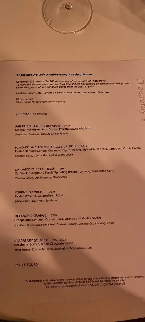 Menu_Thackeray's Restaurant_Royal Tunbridge Wells_image_4