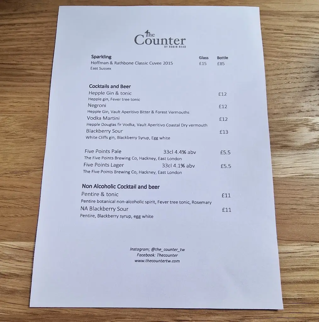 Menu_The Counter by Robin Read_Rusthall_image_3