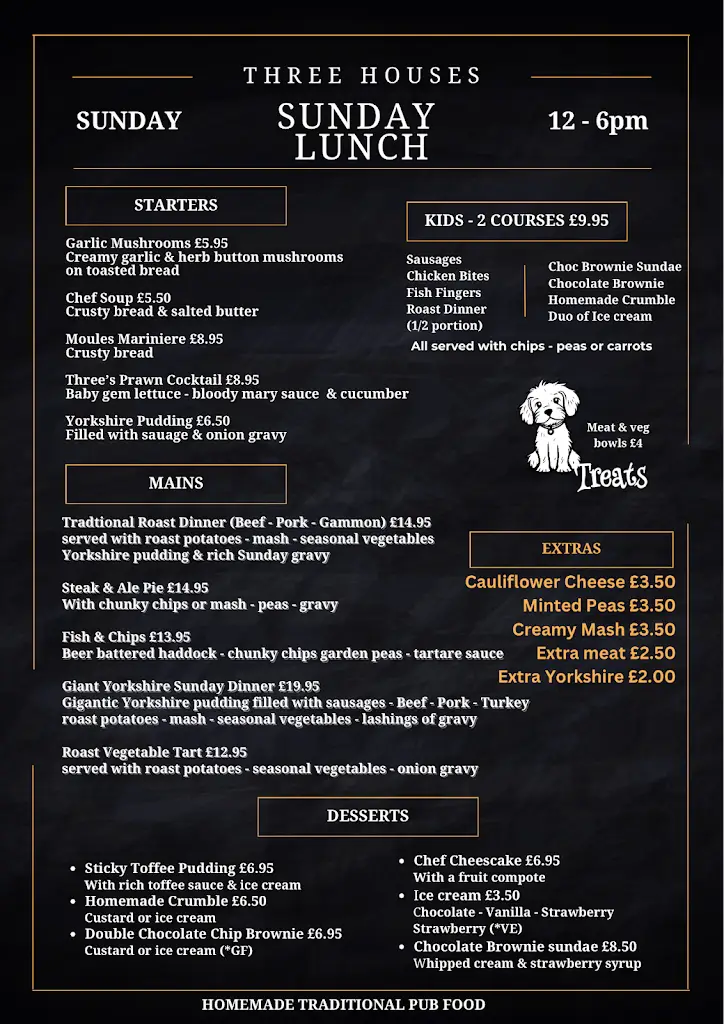 Menu_The Three Houses_Ryhill_image_2