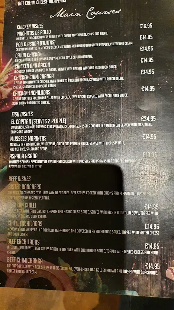 Menu_The Wellsprings - Spanish & Mexican Restaurant_Sabden_image_4