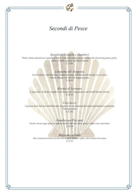 Menu_La Coppola Ristorante & Oyster Bar_Royal Leamington Spa_image_2