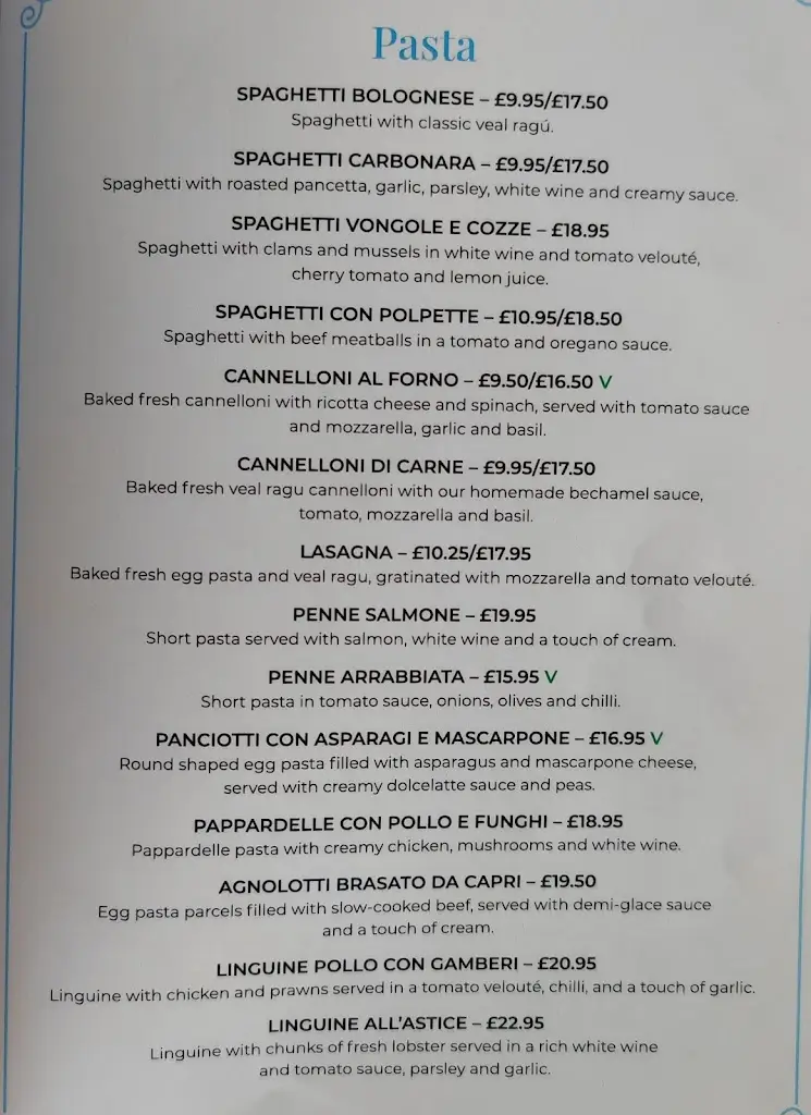 Menu_Villa Capri Ristorante Italiano & Cocktail Lounge_Royal Leamington Spa_image_4