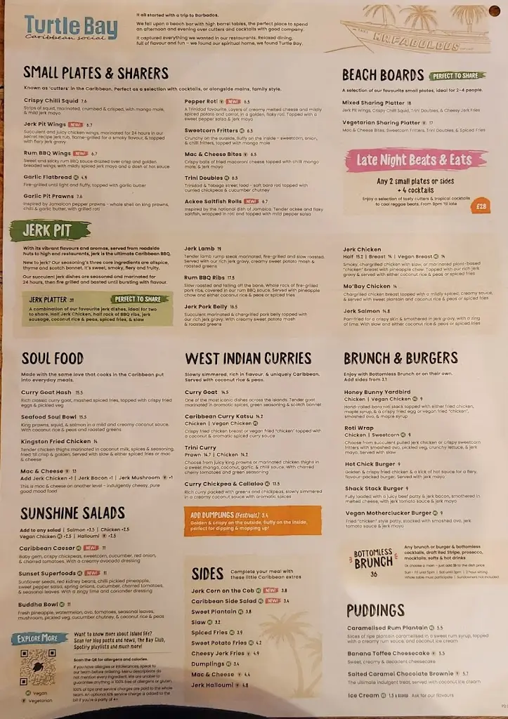 Menu_Turtle Bay Leamington Spa_Royal Leamington Spa_immagine_1