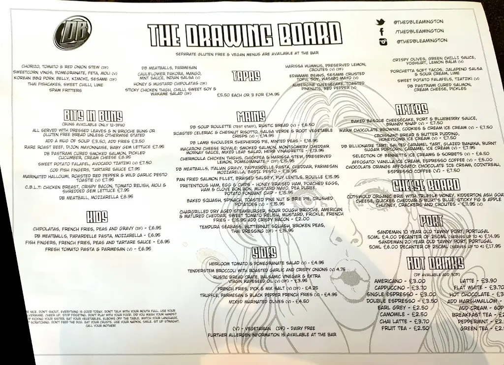 Menu_The Drawing Board_Royal Leamington Spa_image_3