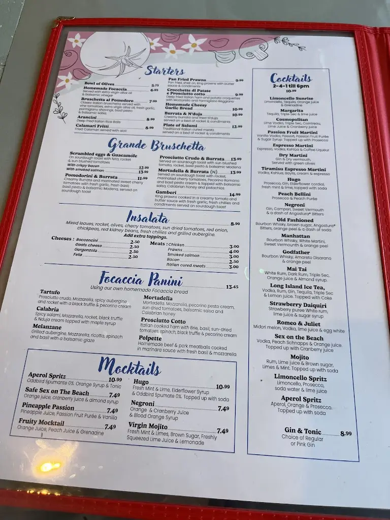 Menu_La Bottega_Royal Leamington Spa_image_2