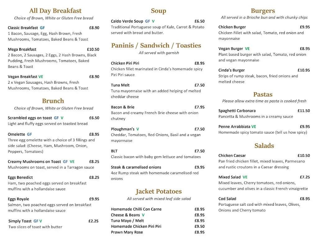 Menu_Cinda's Kitchen_Royal Leamington Spa_image_1