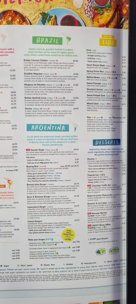 Menu_Las Iguanas - Leamington Spa_Royal Leamington Spa_image_2