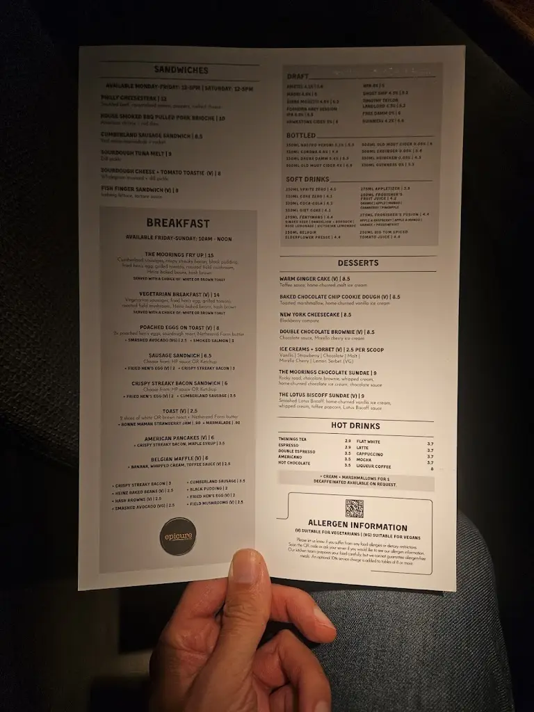 Menu_The Moorings at Myton_Royal Leamington Spa_image_1