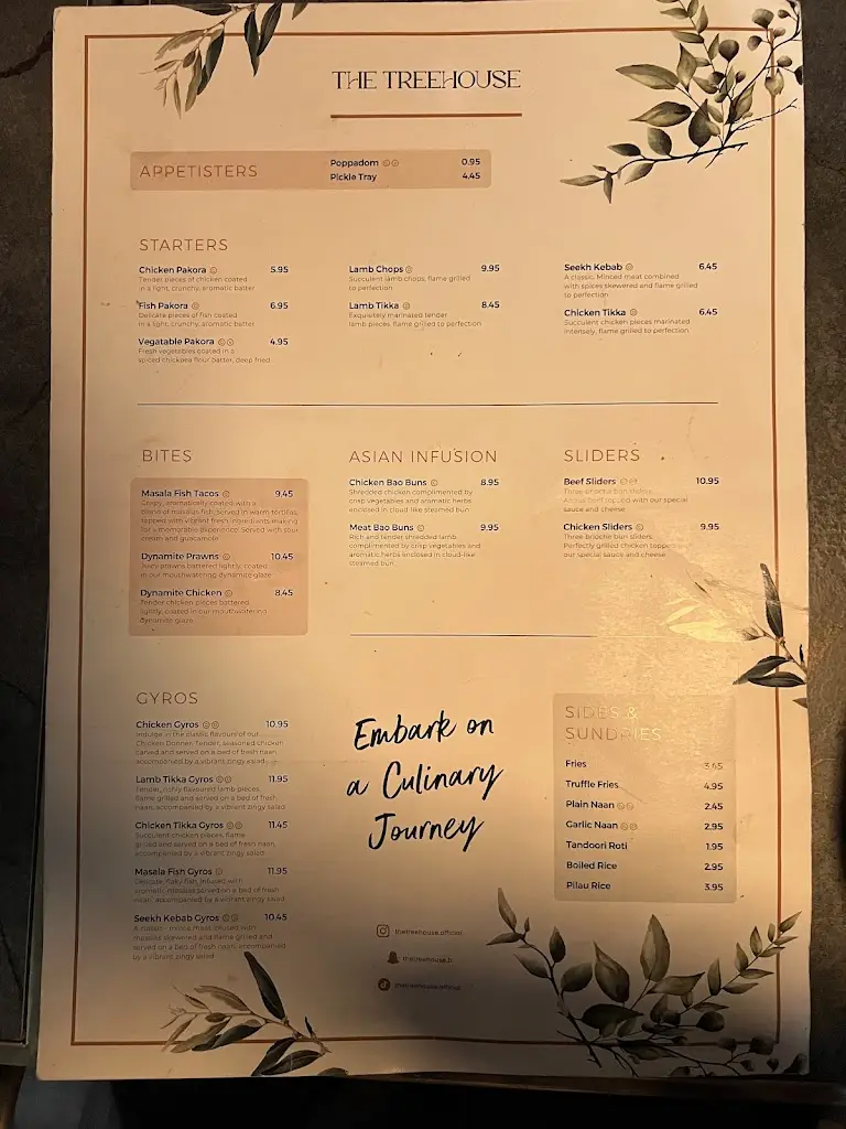 Menu_The Treehouse Restaurant & Grill_Batley_image_4