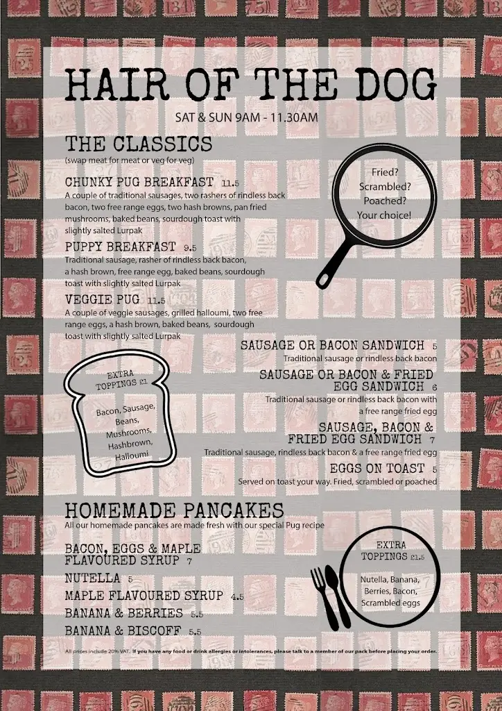 Menu_The Royal Pug_Royal Leamington Spa_image_1