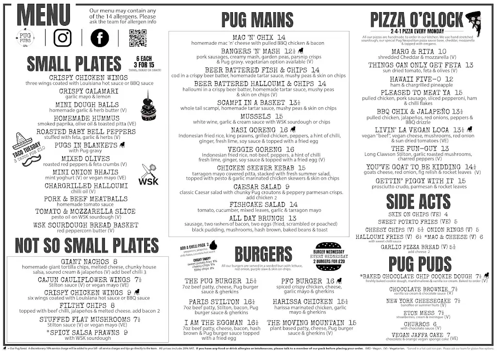 Menu_The Royal Pug_Royal Leamington Spa_image_4