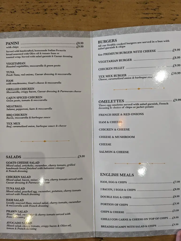 Menu_Café Royal_Royal Leamington Spa_imagen_1