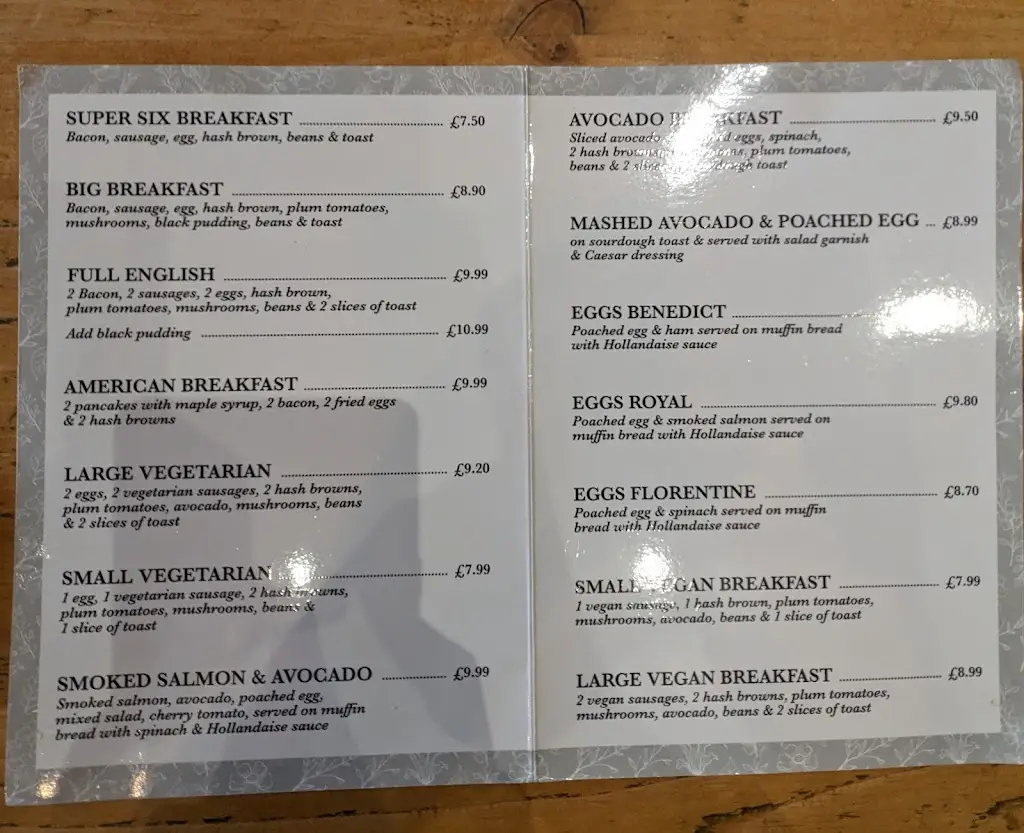Menu_Café Royal_Royal Leamington Spa_imagen_2